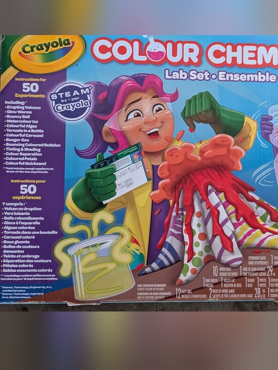 Crayola Other - Crayola Colour Chemistry Lab Set - Pink, Red, Green, Yellow